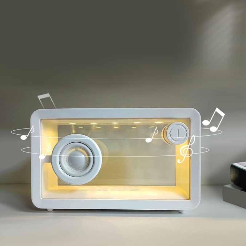 اسپیکر شیشه‌ ای مدرن طرح رادیو