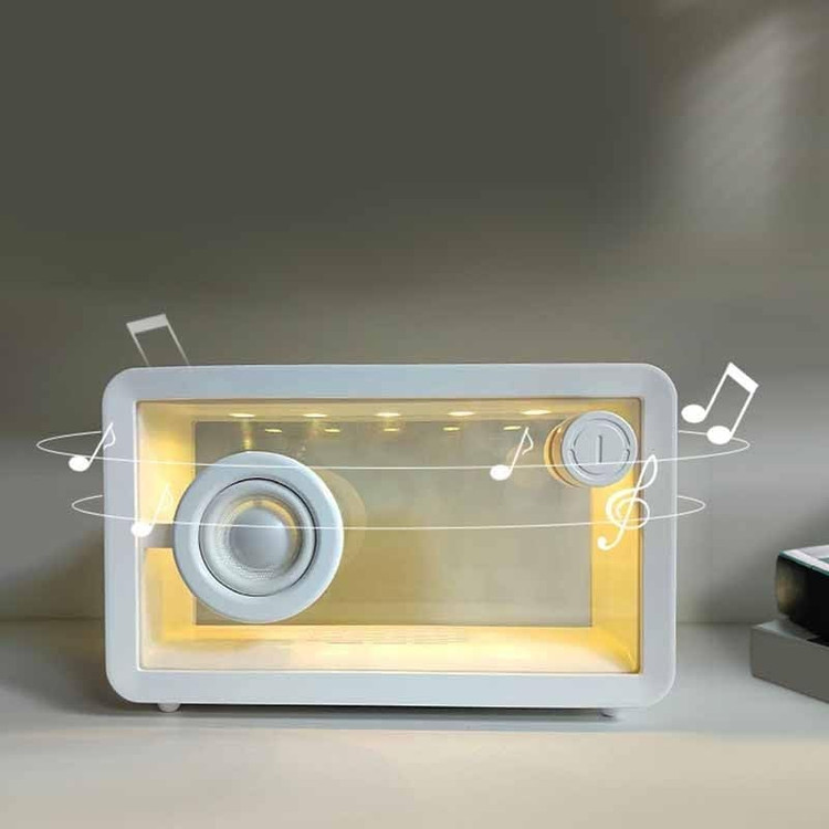 اسپیکر شیشه ای مدرن طرح رادیو