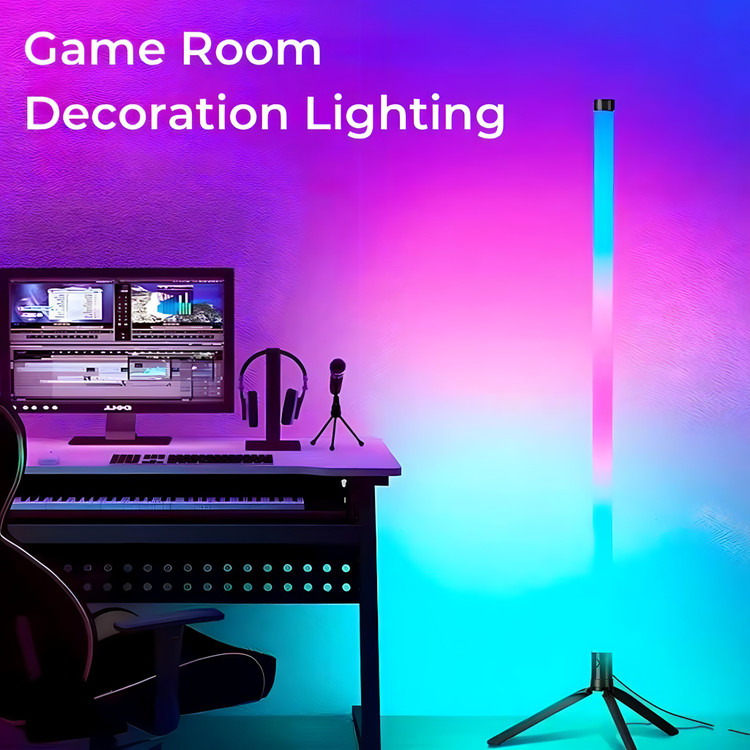 آباژور ایستاده اتاق گیمینگ ، فلور لامپ RGB HZ-012